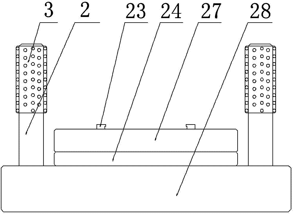 Progressive stamping die of motor rotor