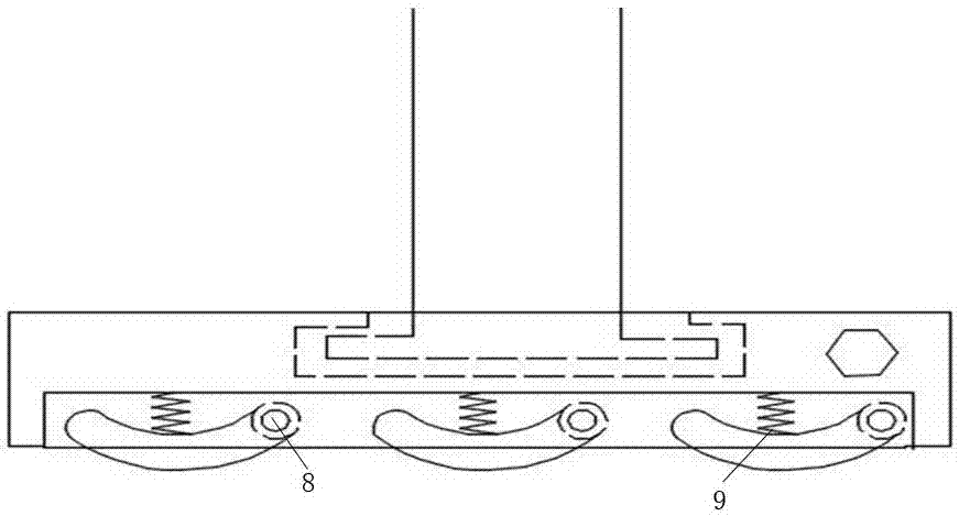 Test clamp of 10kV switch cabinet current transformer