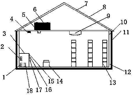 Constant-temperature and constant-humidity wine cellar