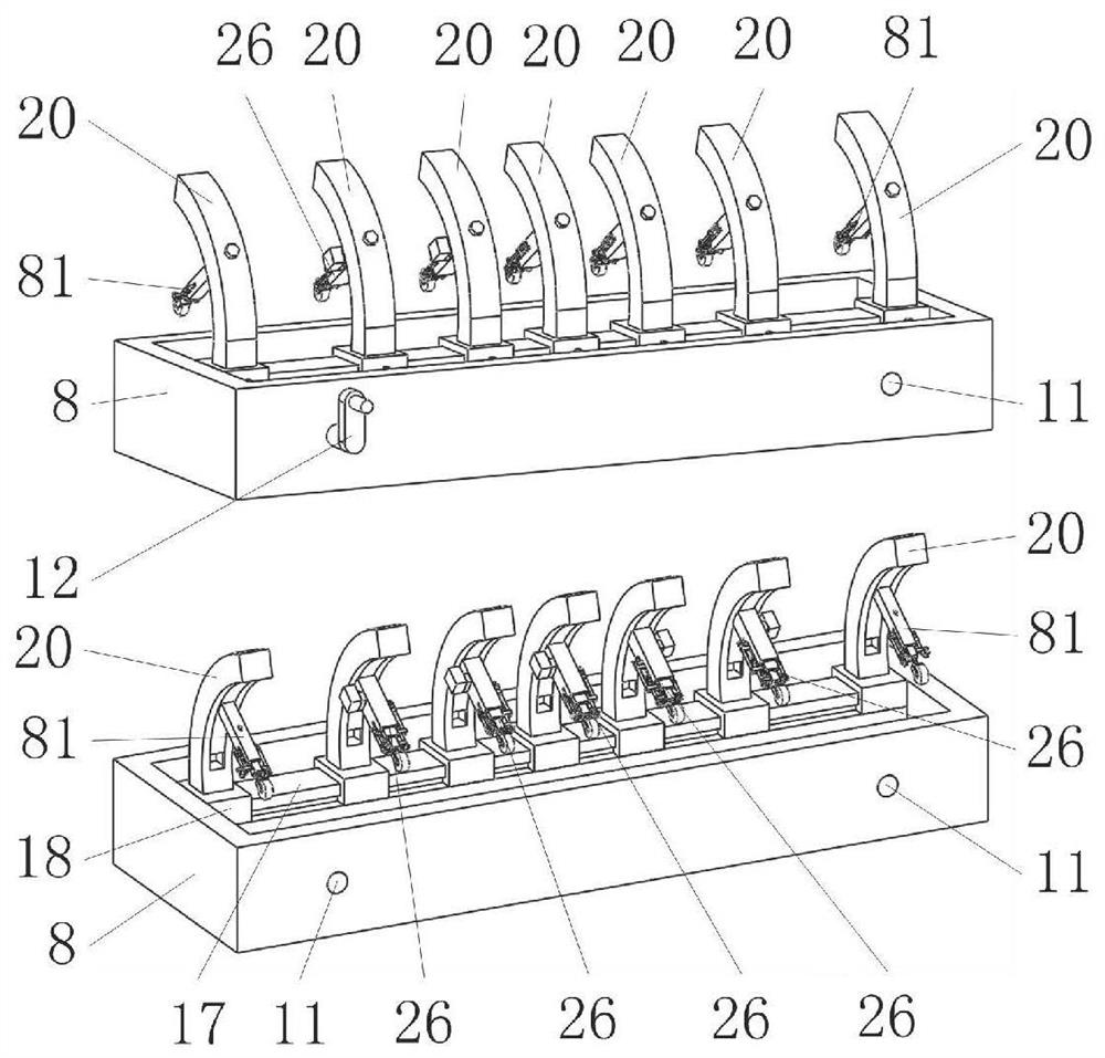 Slender shaft numerical control lathe fixture