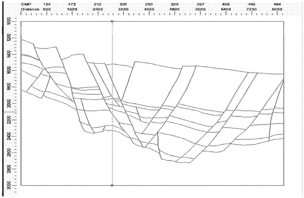 A Method for Determining Complex Geological Structures in Two-Dimensional Space