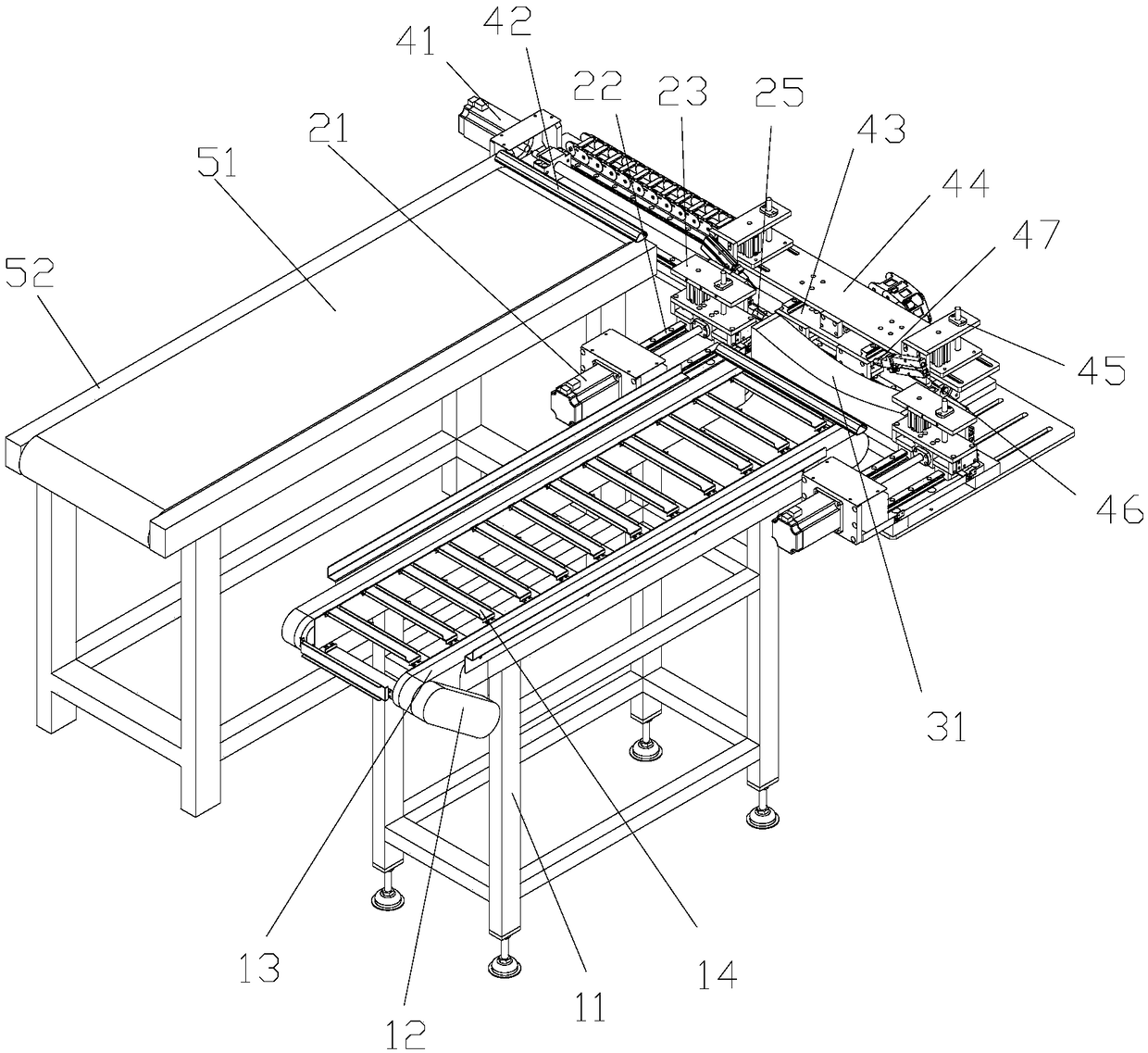 Full-automatic refrigerator handle tube punching device