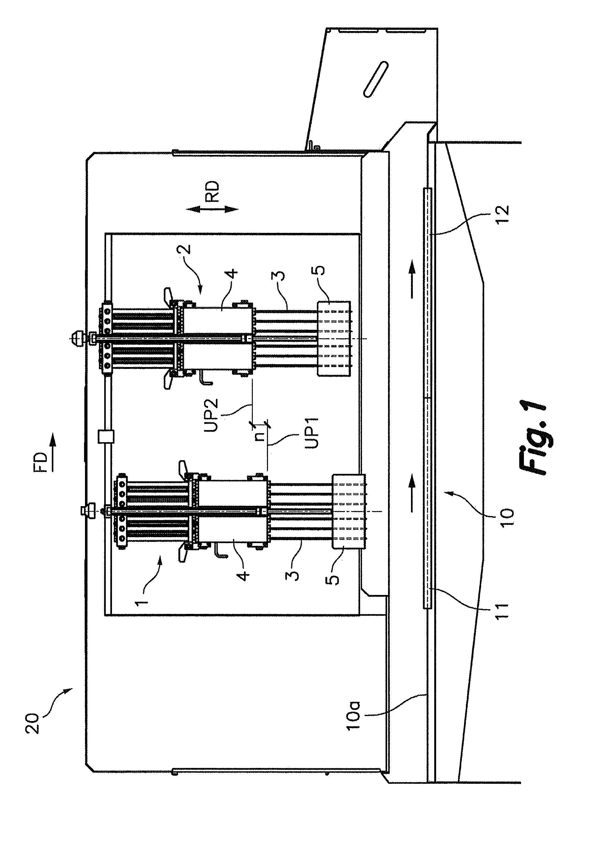 Injecting machine for injecting brine into meat pieces