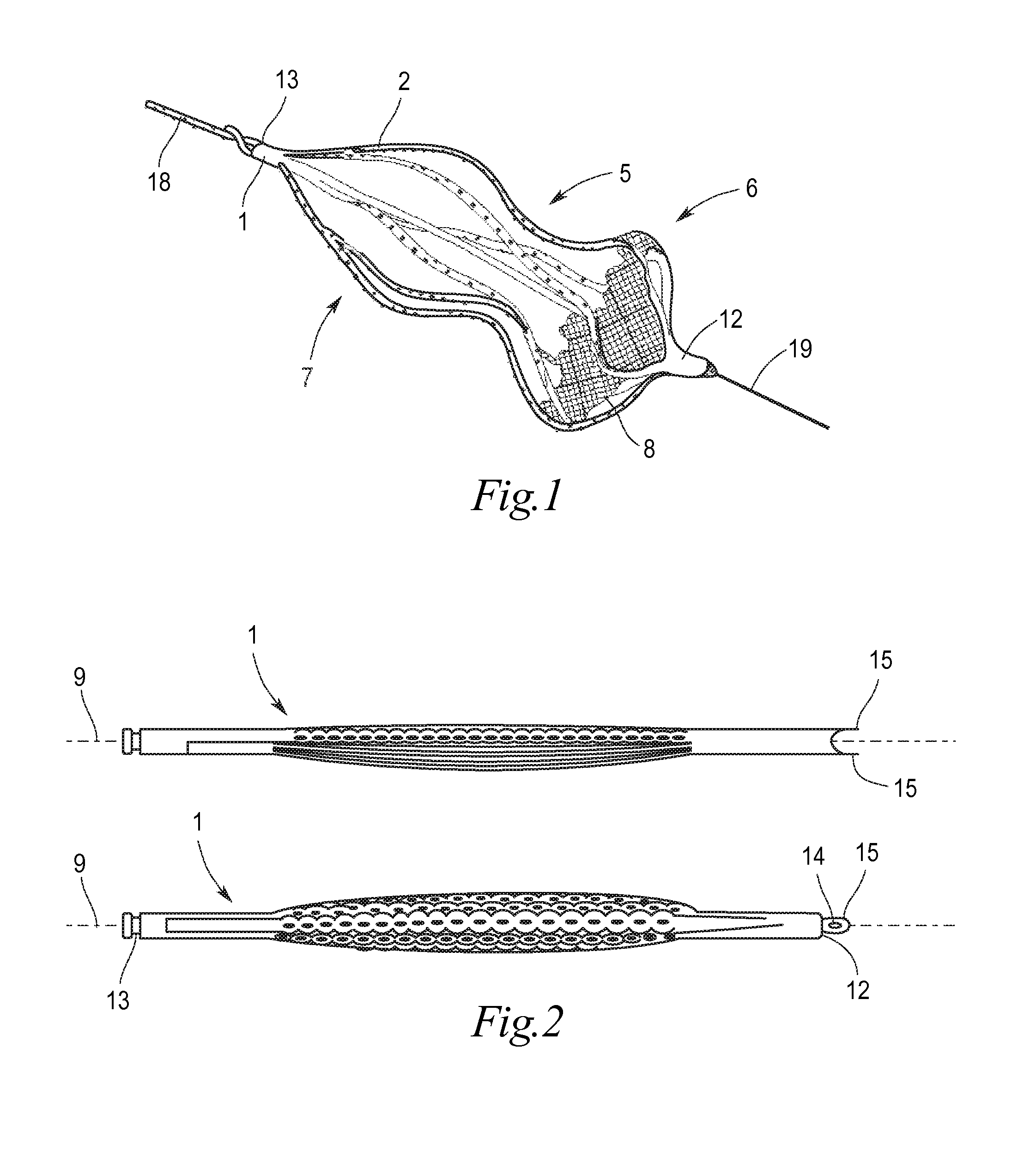 Implant for the closing of defect openings in the body of a human or animal and a system for the placement of such an implant