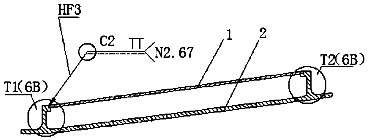 Electron beam welding method of thin-walled casing gas-collecting hood structure