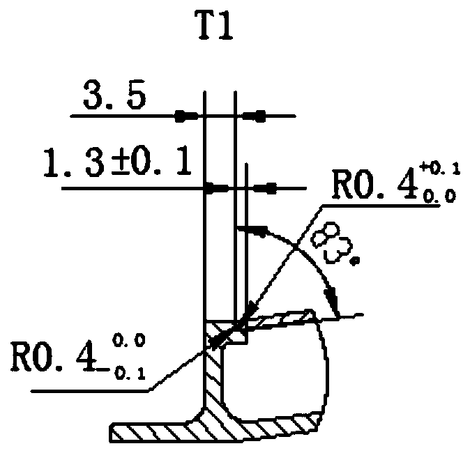 Electron beam welding method of thin-walled casing gas-collecting hood structure