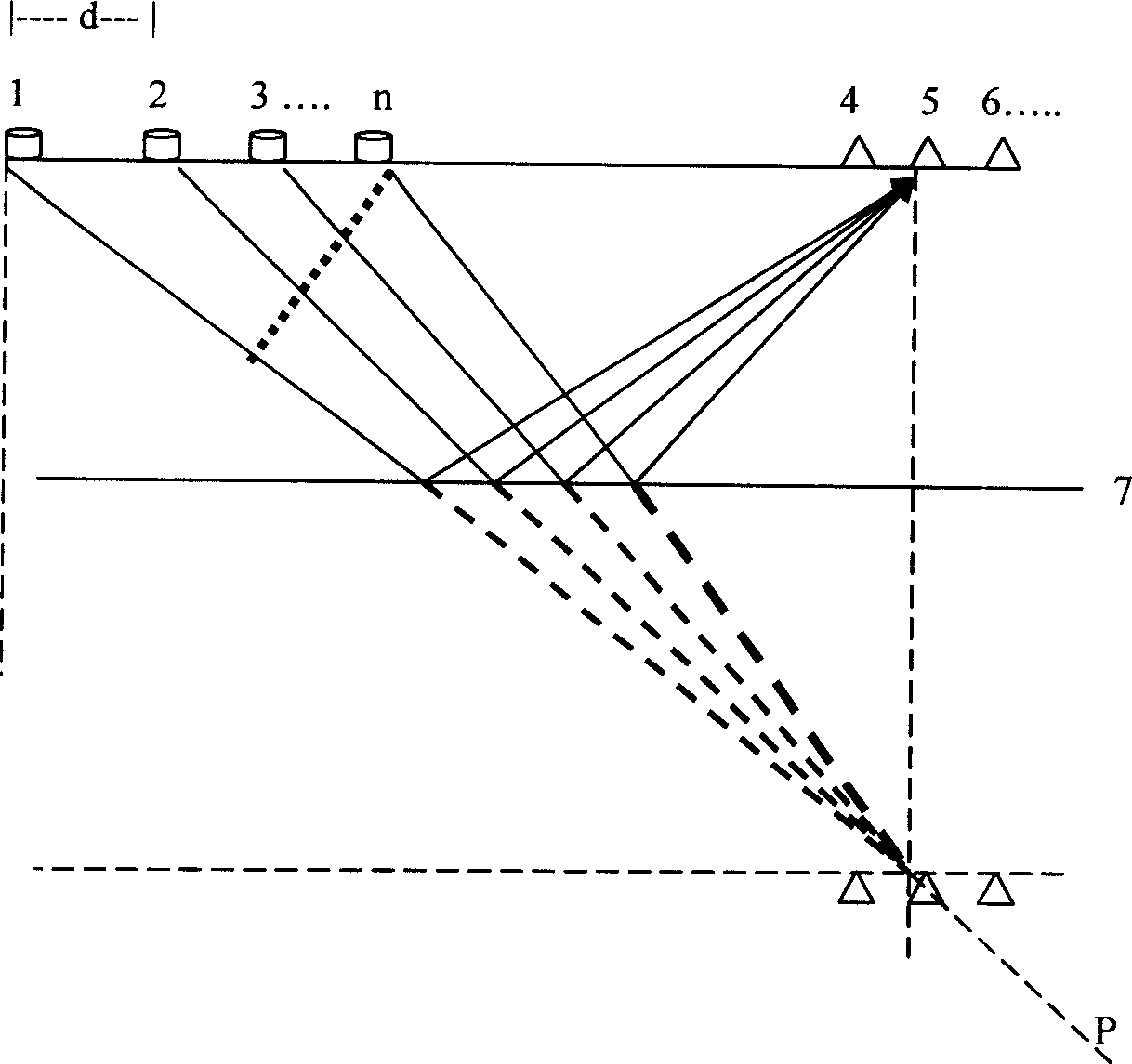 Phase-control array seismic prospecting method