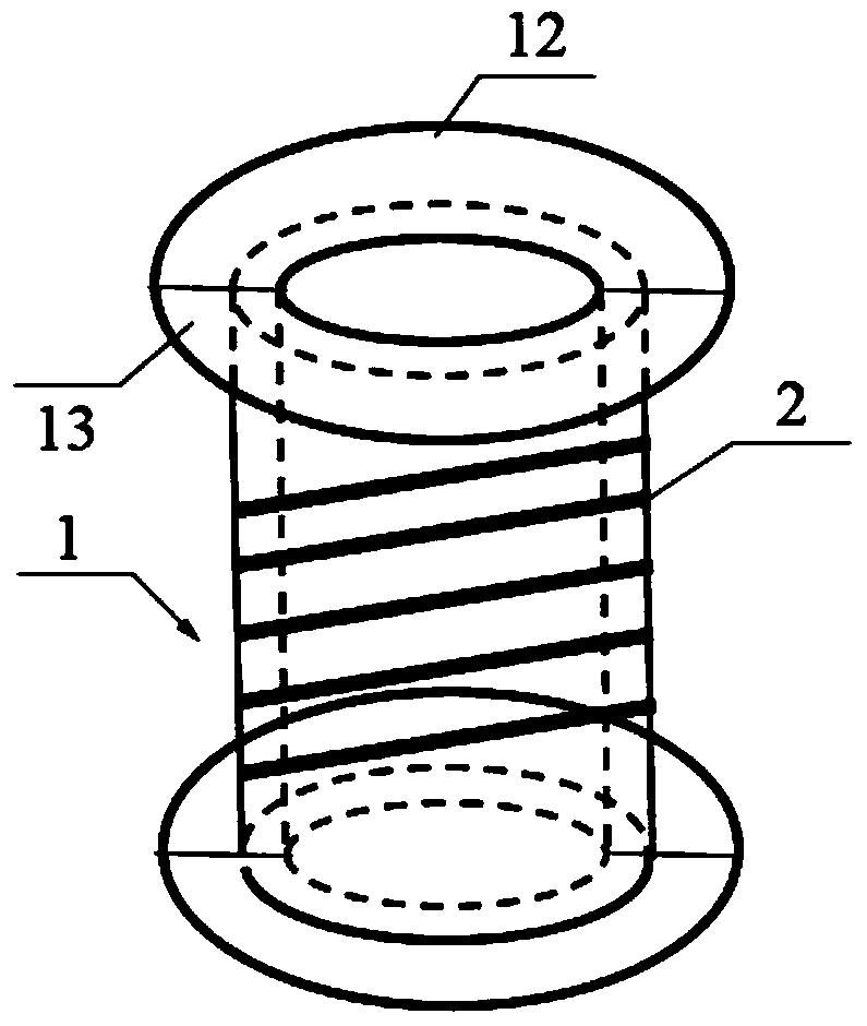 Electromagnetic flaw detection device for bridge cables and its application