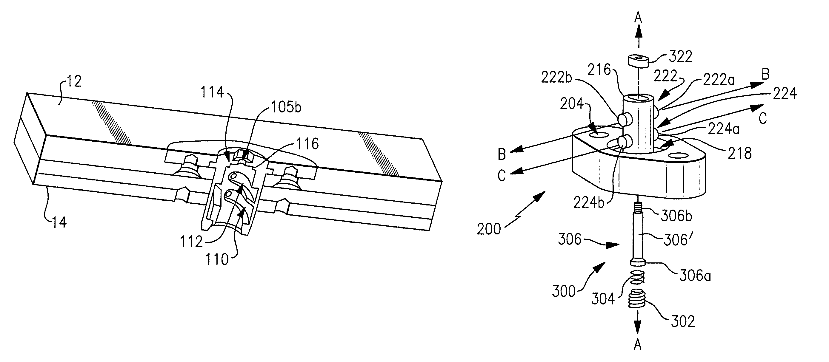 Captive fastener with unique engaging and locking mechanism