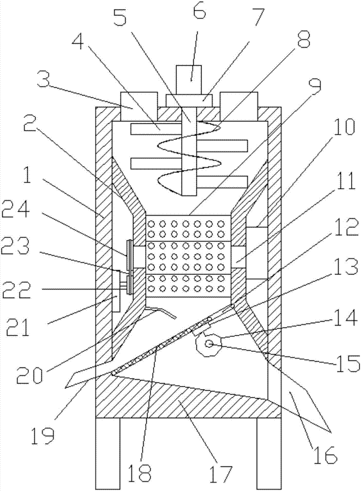 Rapid efficient melon seed drying and screening device