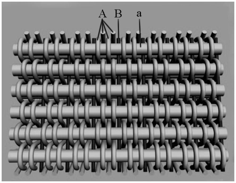 Arc protective fabric with single-layer three-dimensional structure and preparation method of arc protective fabric