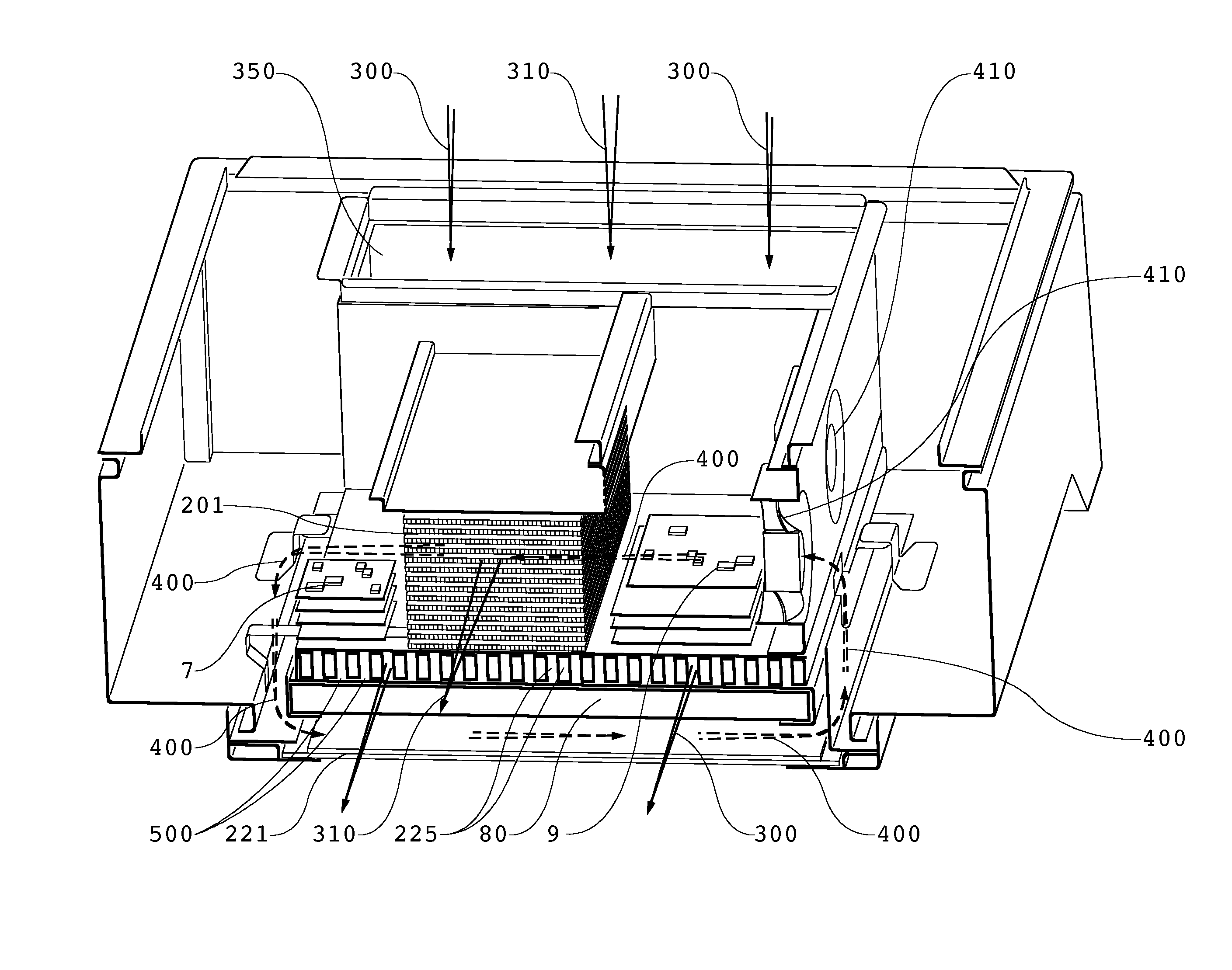 Heat Exchanger for an Electronic Display