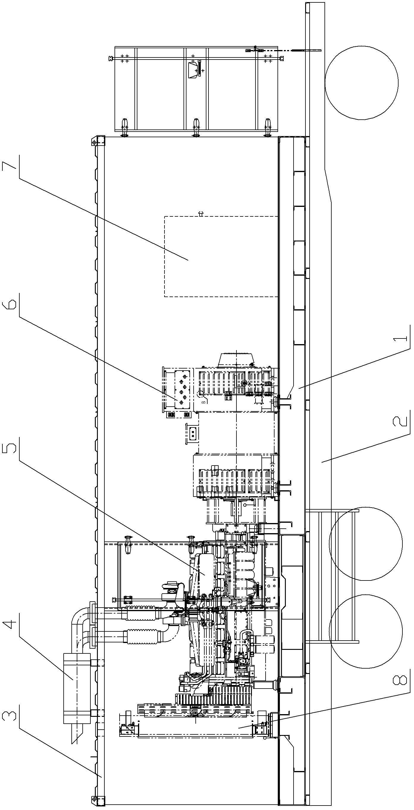 Mobile high-voltage power station