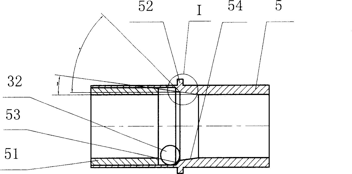 Air clamper in use for principal axis of lathe