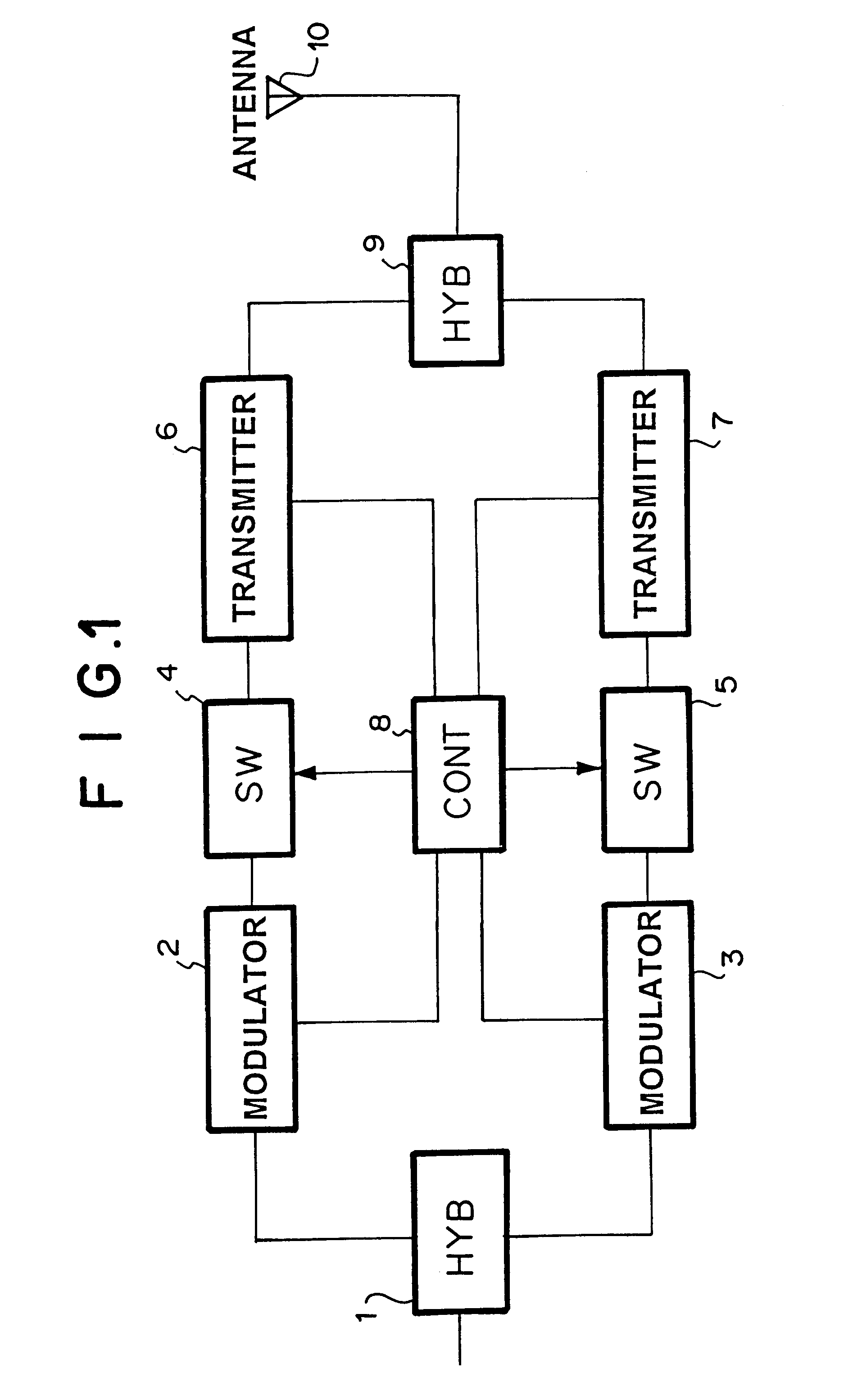 Hot stand-by switching apparatus