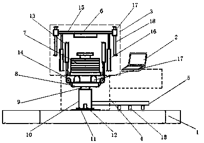 Trailer type electric falling weight deflectometer