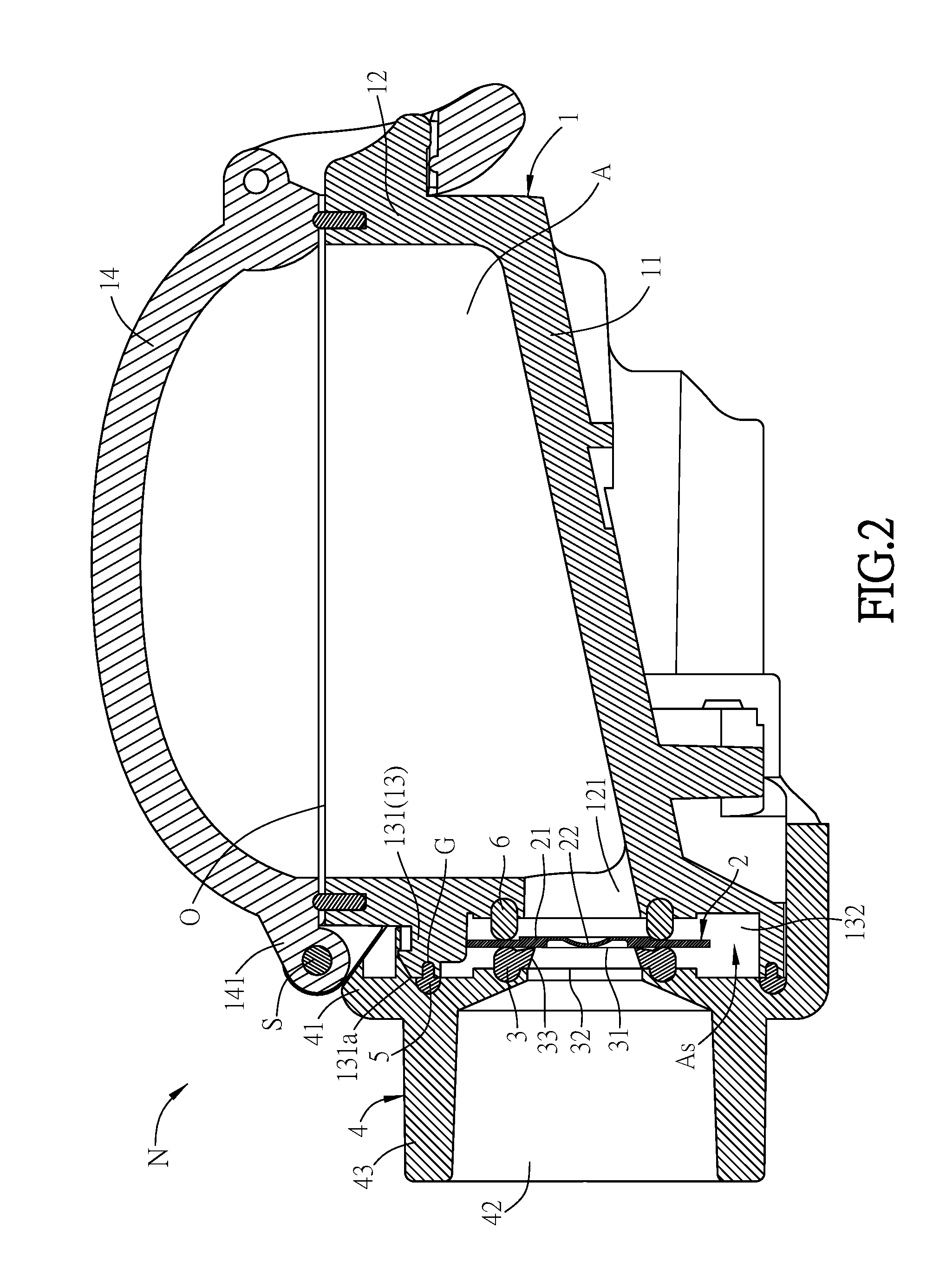 Nebulizing device and nebulizer