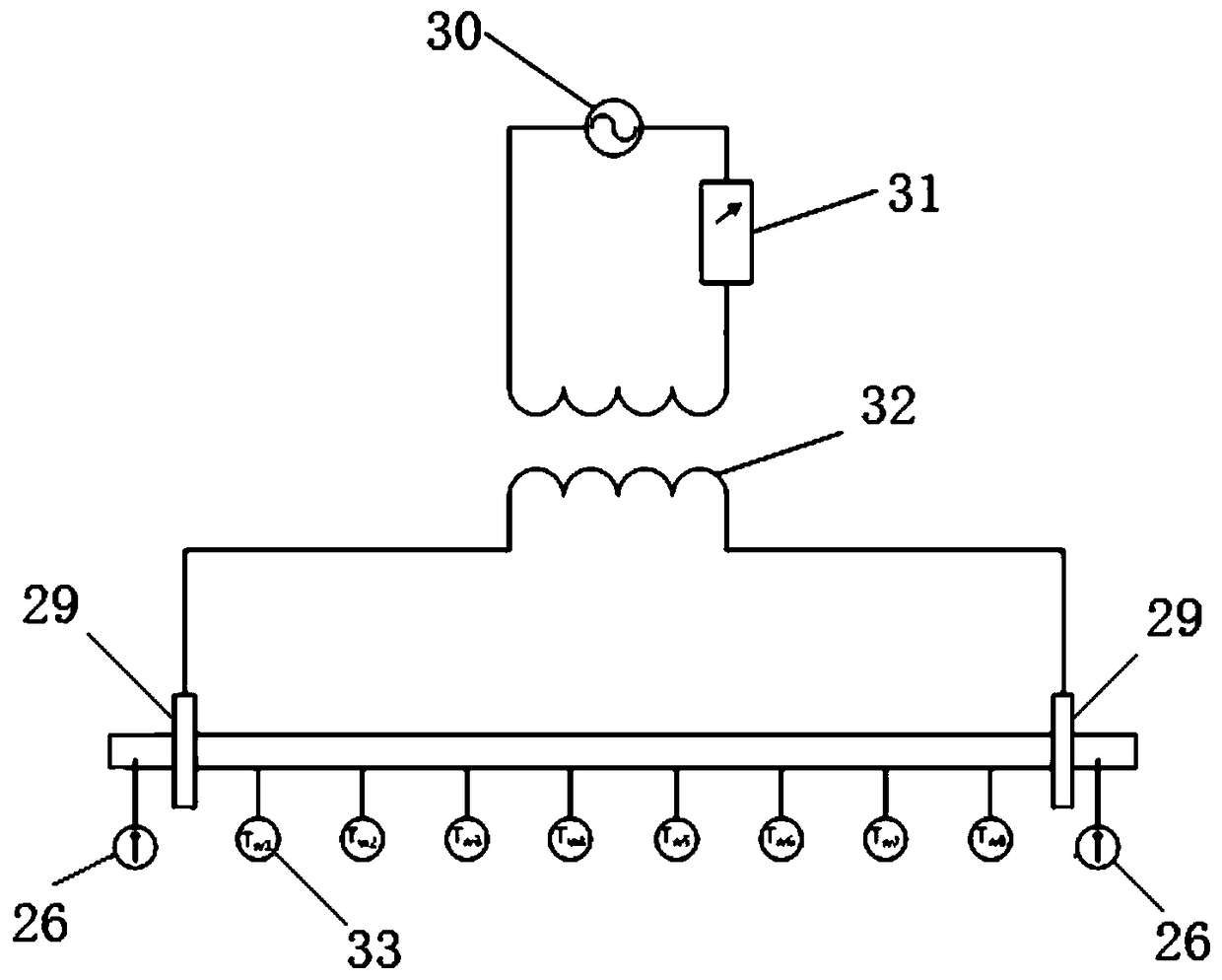 Device and method for measuring heat exchange characteristics of high-temperature molten salt in micro-channel