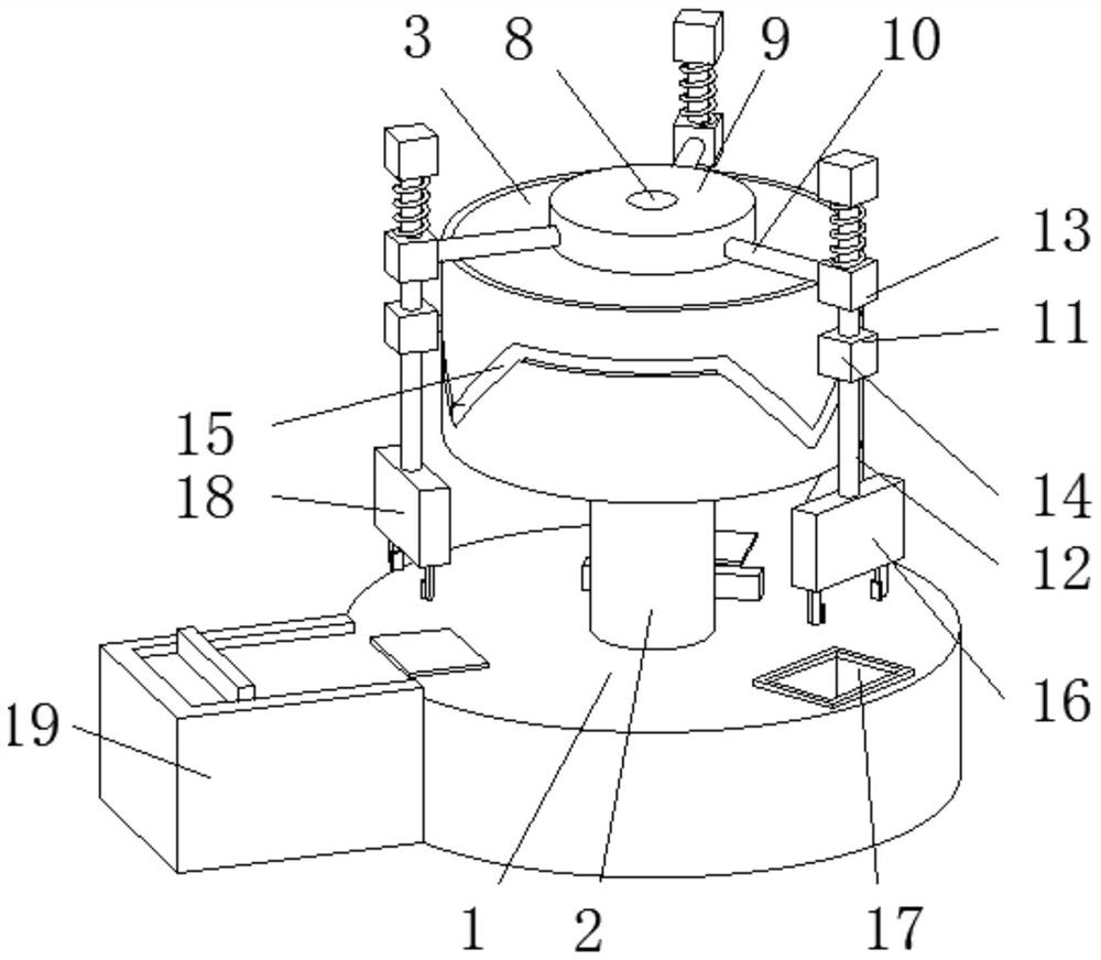 Environment-friendly treatment equipment of copper material polishing liquid