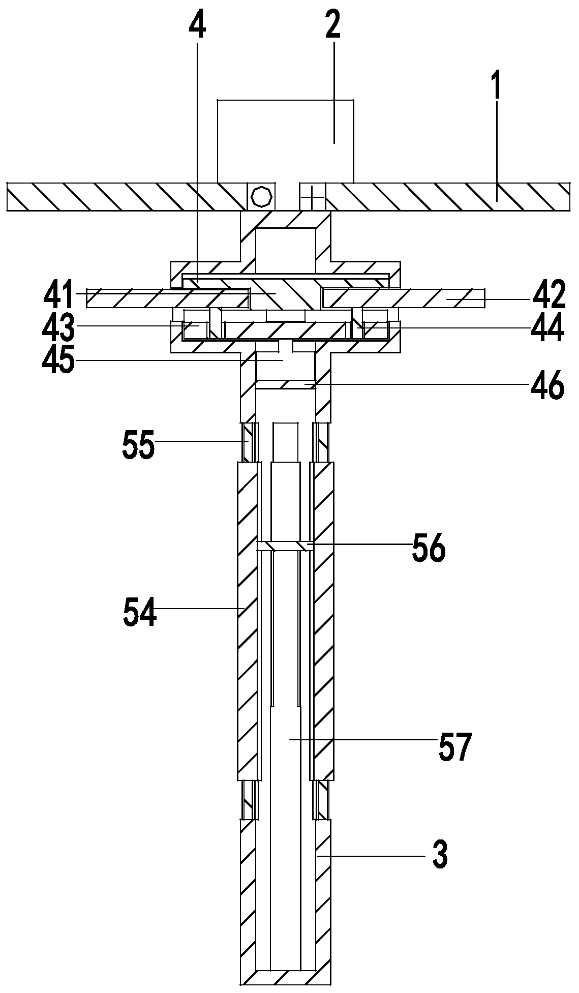 A kind of agitator for rubber production and rubber production mixing process