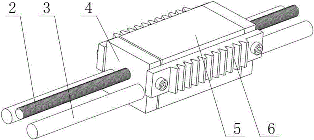 Included angle and gravity center varying mechanism for tail fins of bio-robotic fish