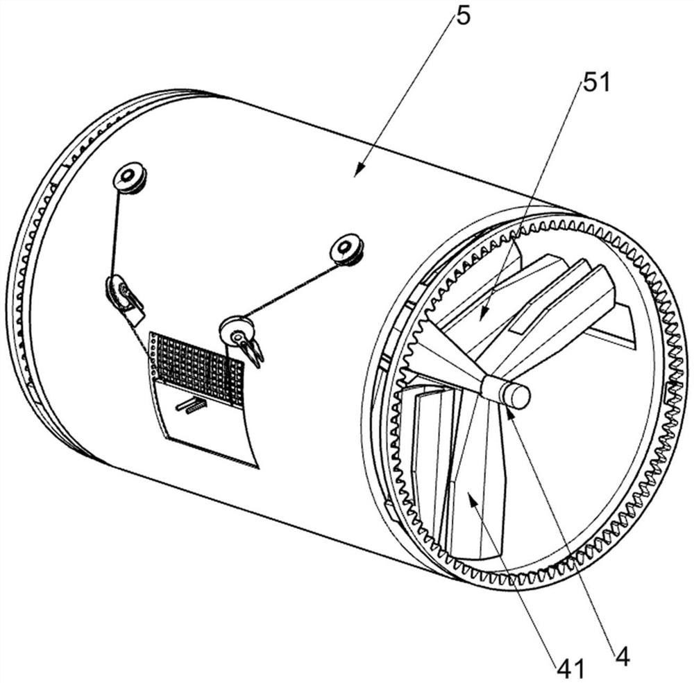 A powder ball milling device that is convenient for discharging