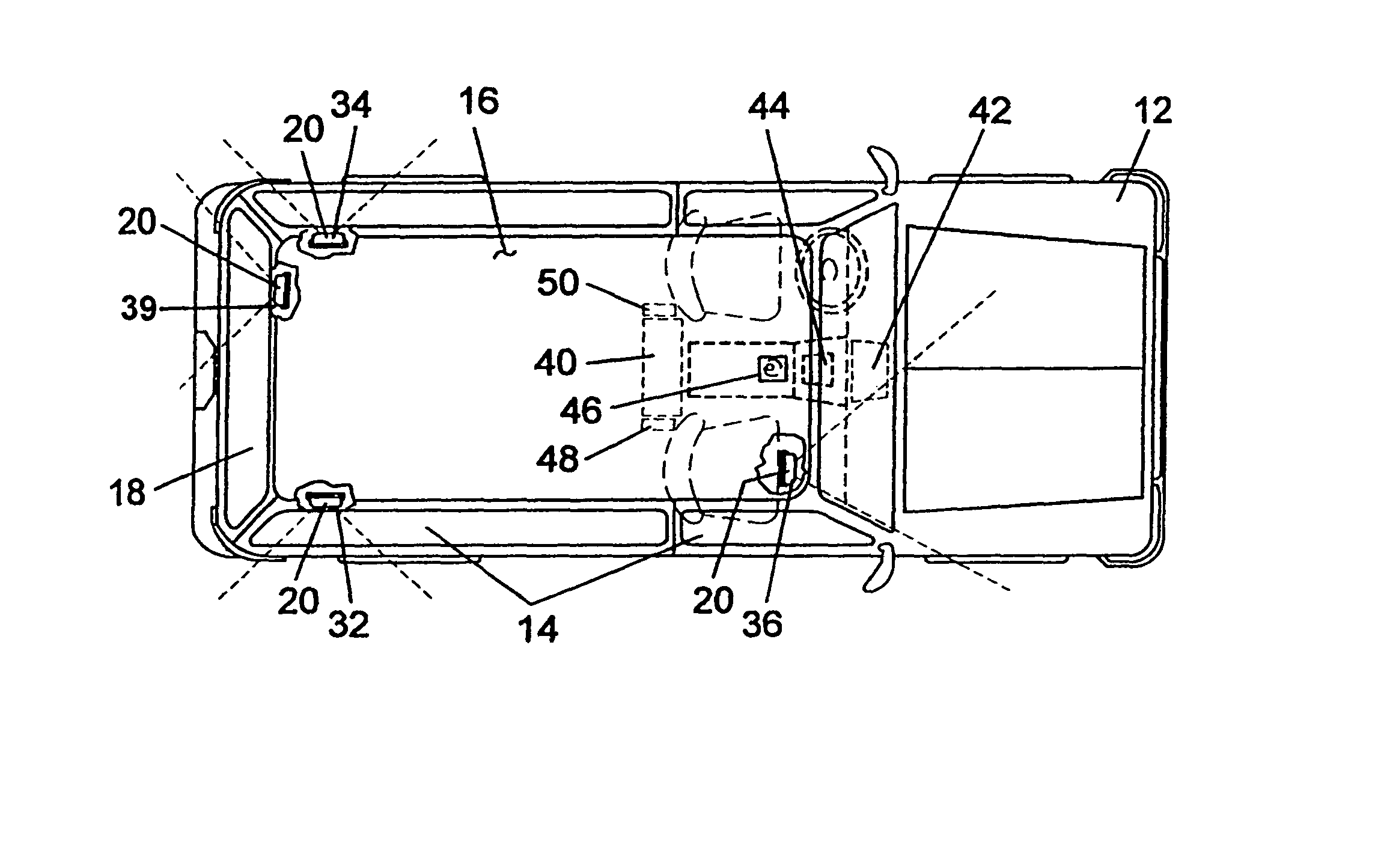 Land vehicle based surveillance system