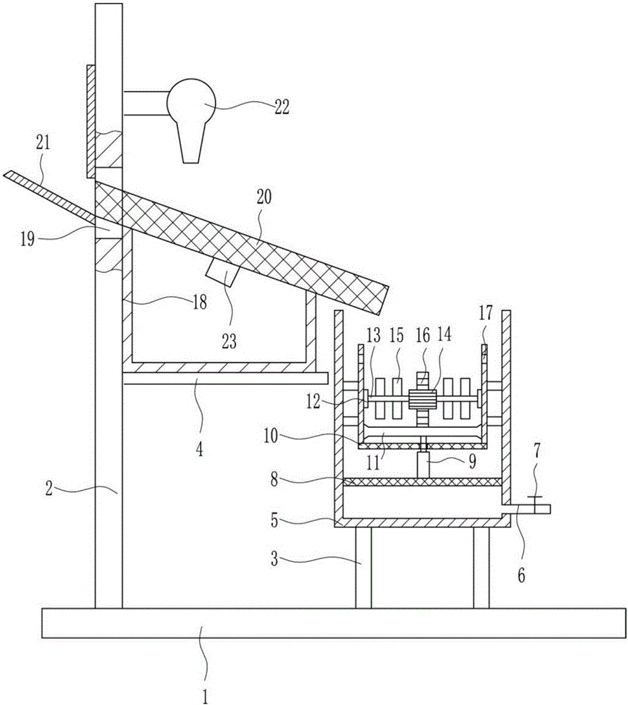 Seed sorting device for agricultural big data breeding