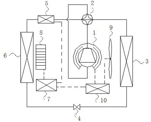 Cold air prevention control method and system of indoor unit of air conditioner