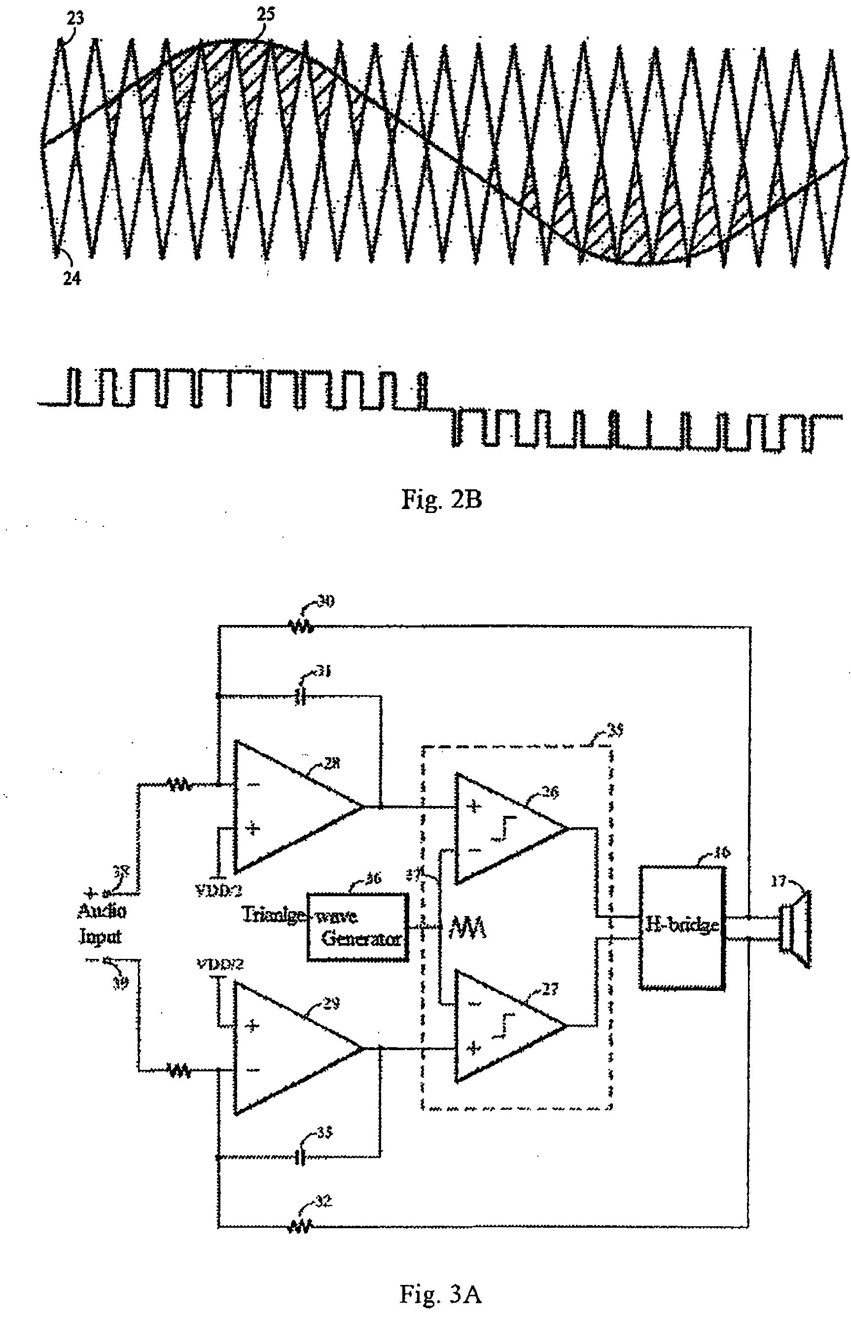 Switching amplifier and its modulation process