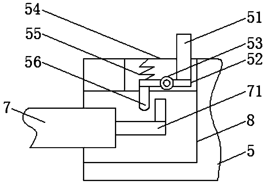 Tensile piece with anti-slide clamp