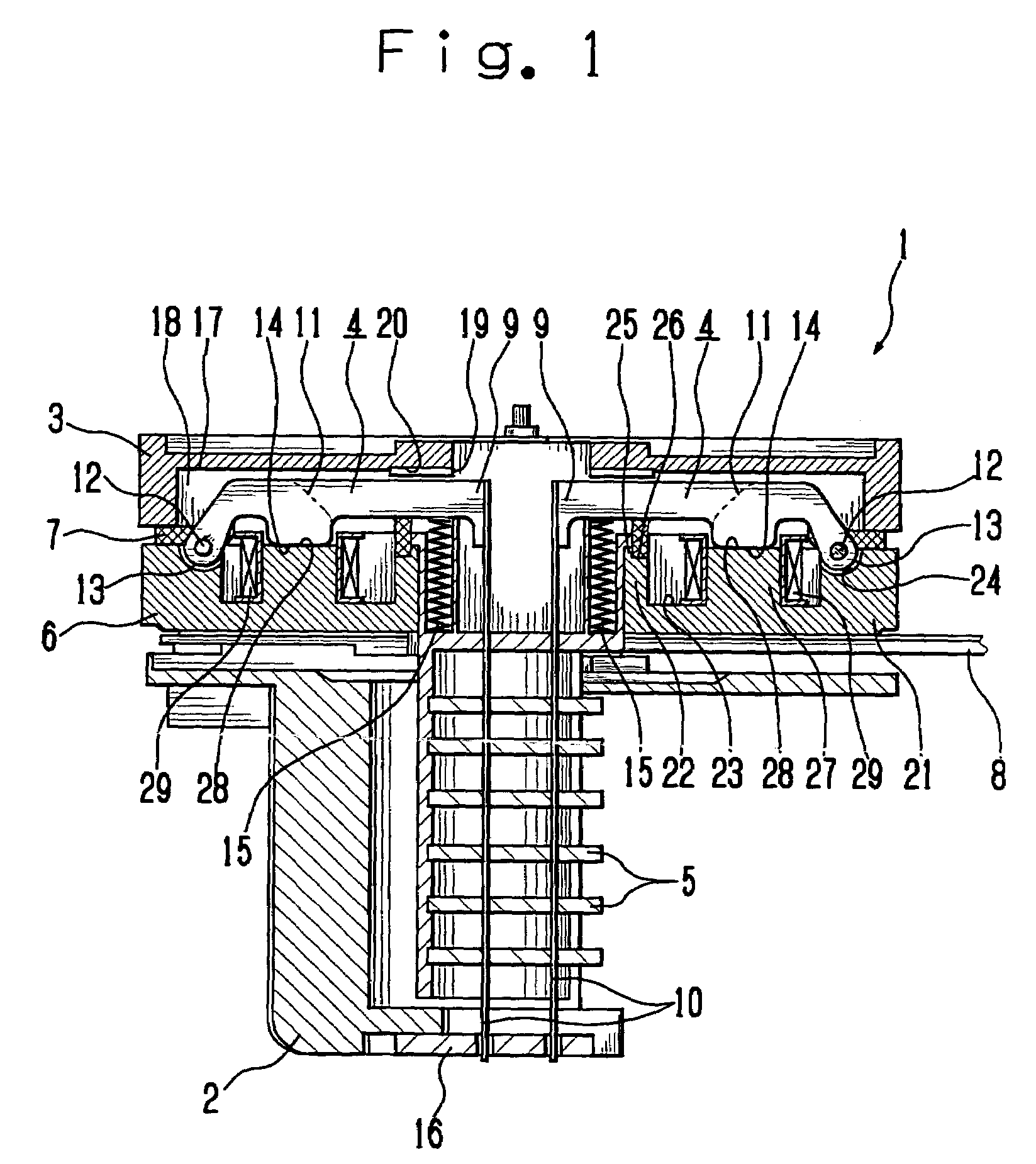 Armature, wire dot printer head and wire dot printer