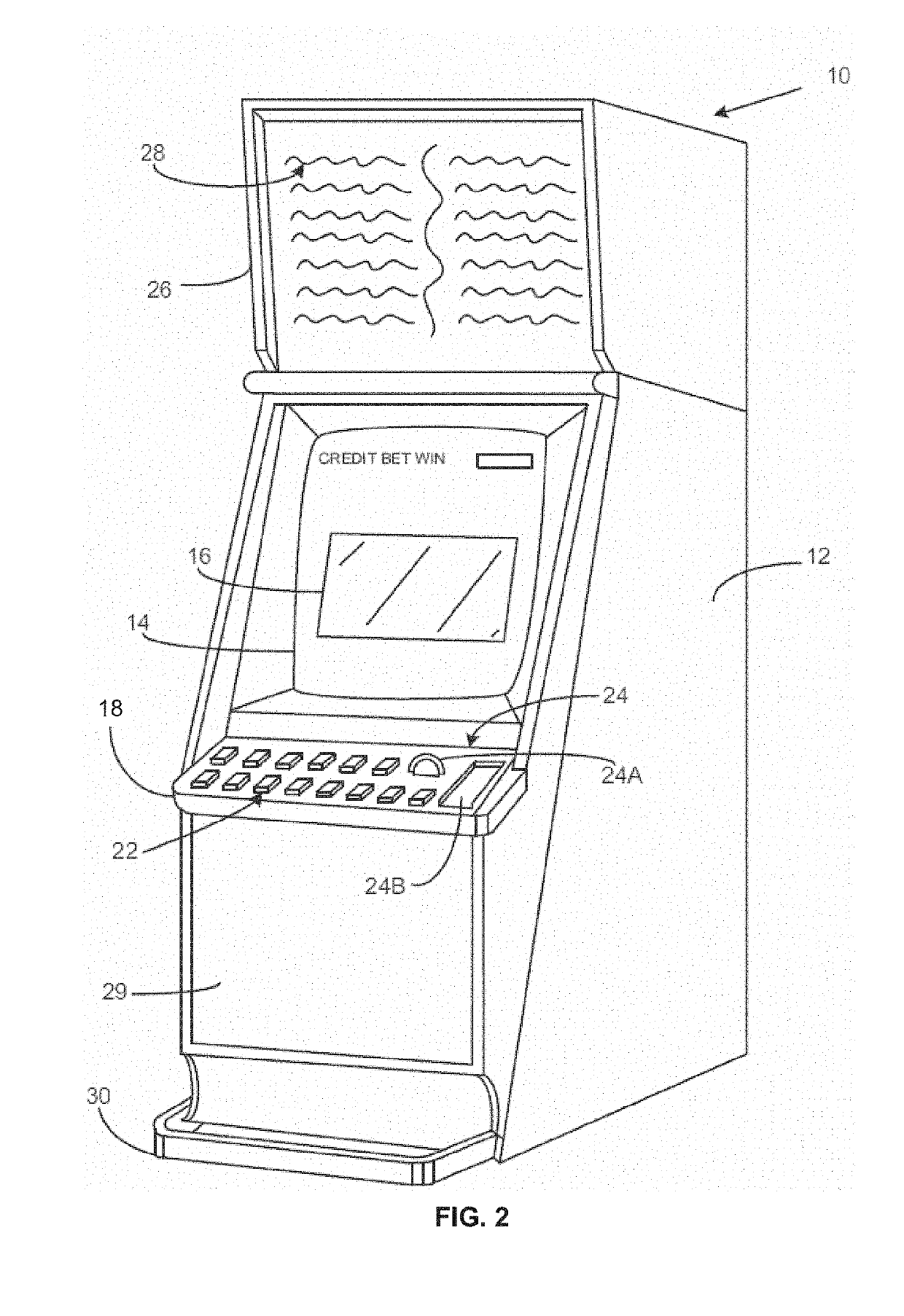 Gaming system in which skill level is determined and used to vary game play difficulty