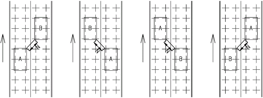 Lane judgment method based on latitude and longitude acquisition points and positioning device thereof