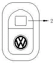 Automobile remote control key with drunk driving inhibition function