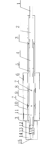 Method and device for grouting in hole and effectively stopping grout