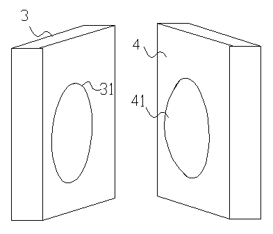 Wide screen intelligent presbyopic lens and preparation mould thereof