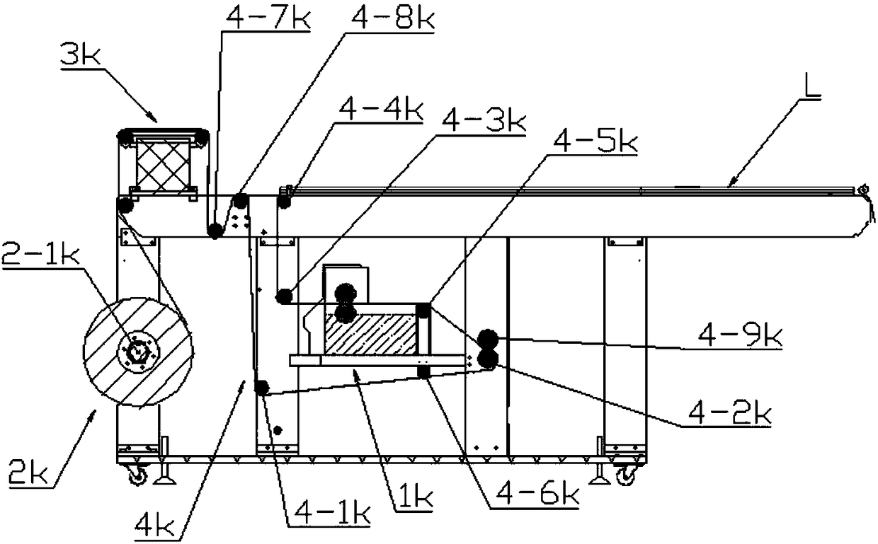 A linear arrangement type electronic ticket processing equipment