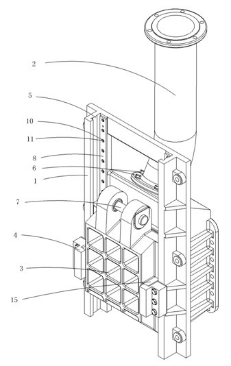 Cast iron sluice gate