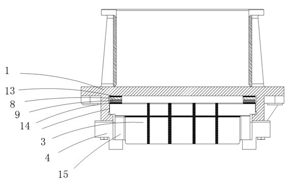 Cast iron sluice gate