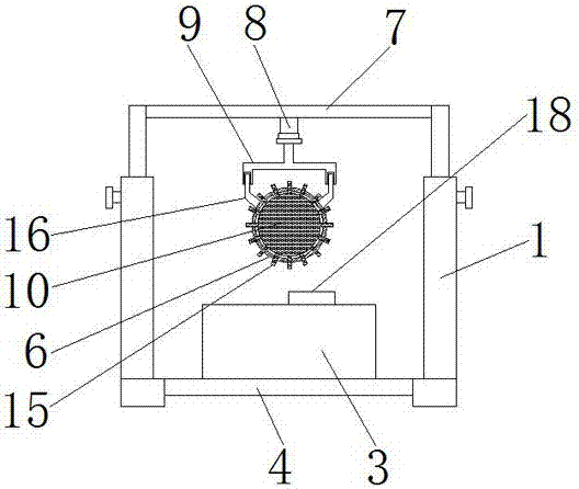 Energy-saving searchlight for building