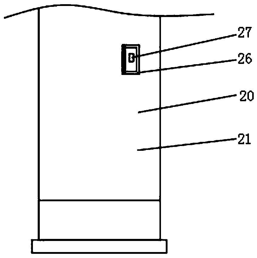 Warning device for forest fire prevention and using method thereof