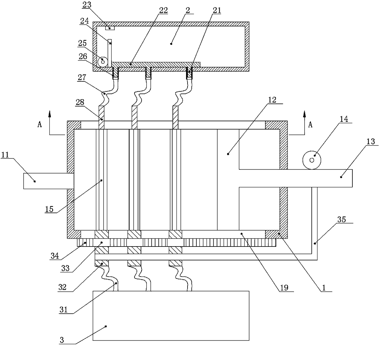 Paperboard processing scrap collecting device