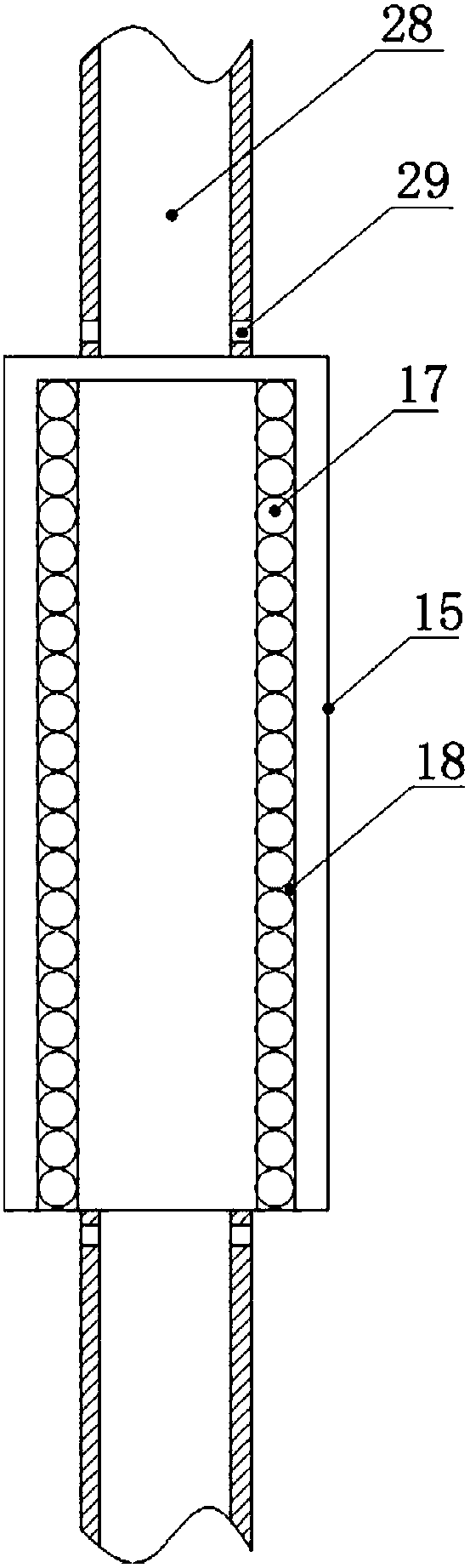 Paperboard processing scrap collecting device