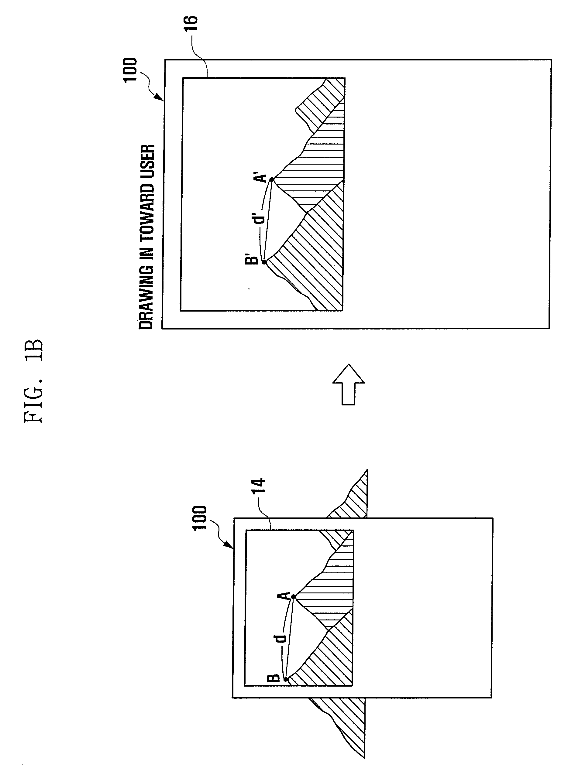 Portable terminal and user interface control method thereof based on pattern recognition and analysis of image captured by camera