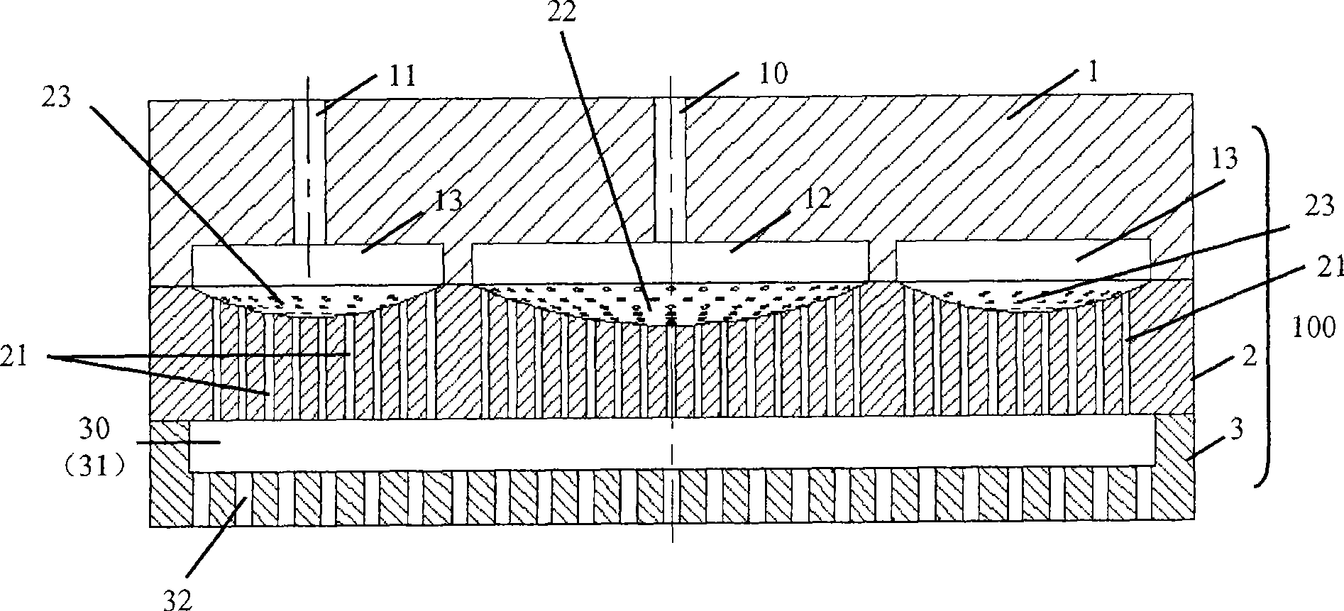 Gas dispensing device and semiconductor process plant employing the same