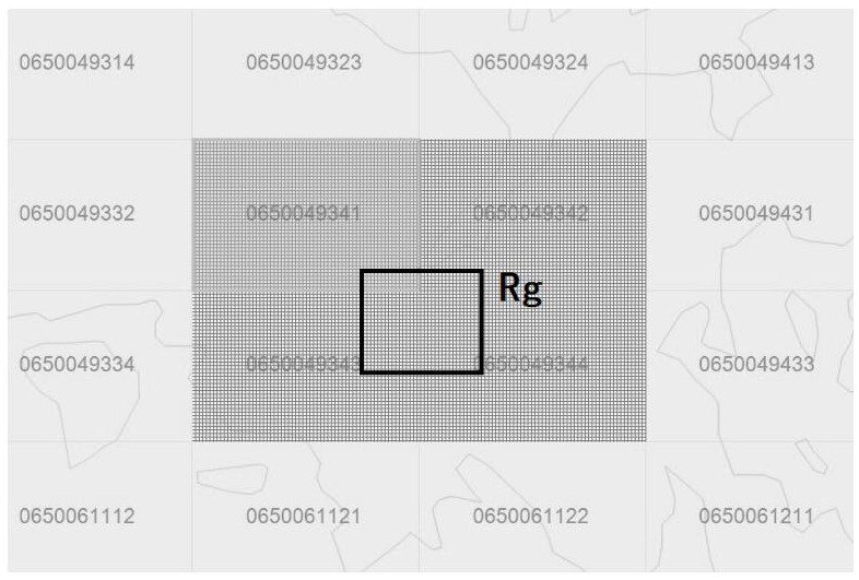 Printing method of cross-panel pagination based on geographic pdf map