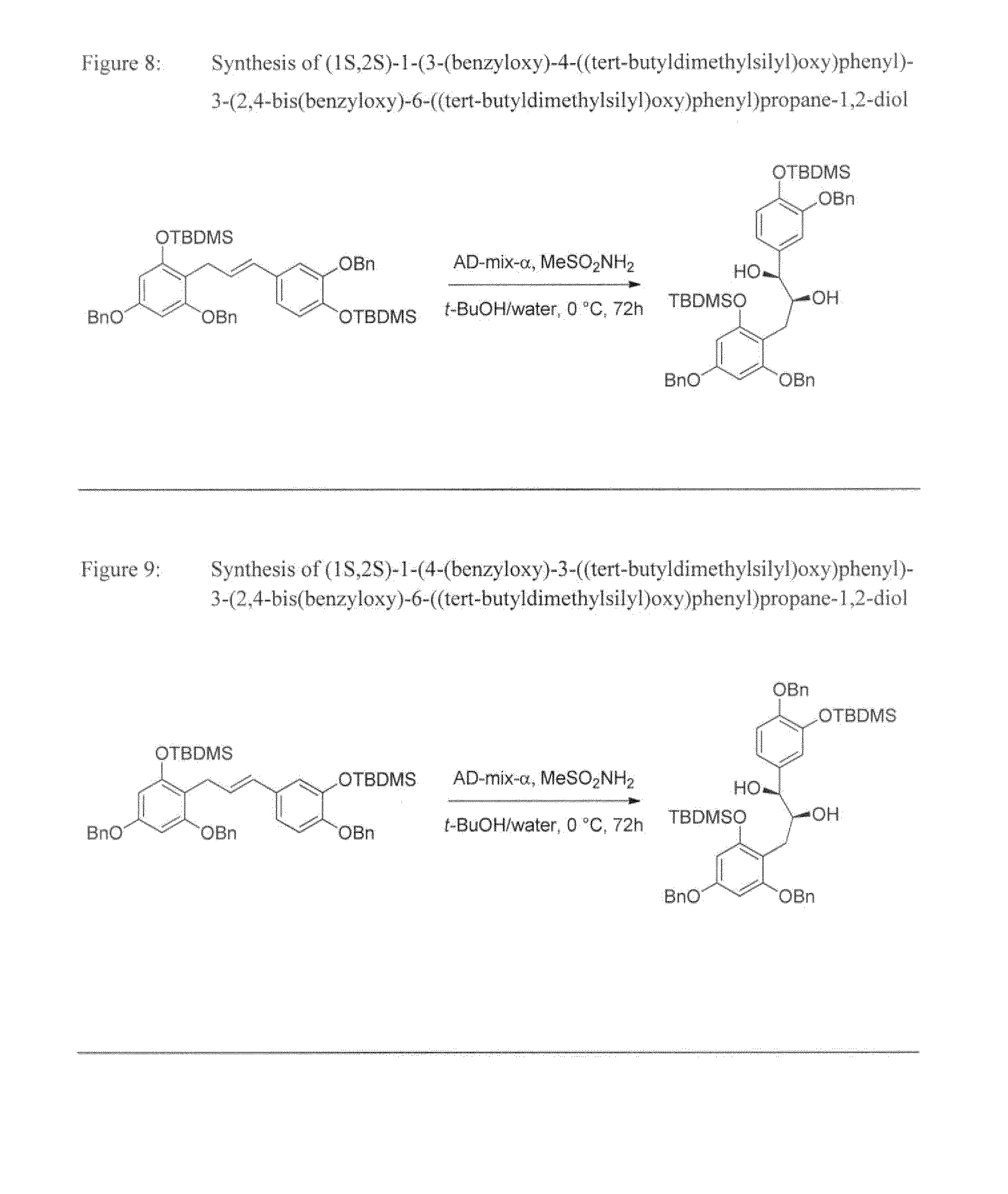 Synthesis of catechin and epicatechin conjugates