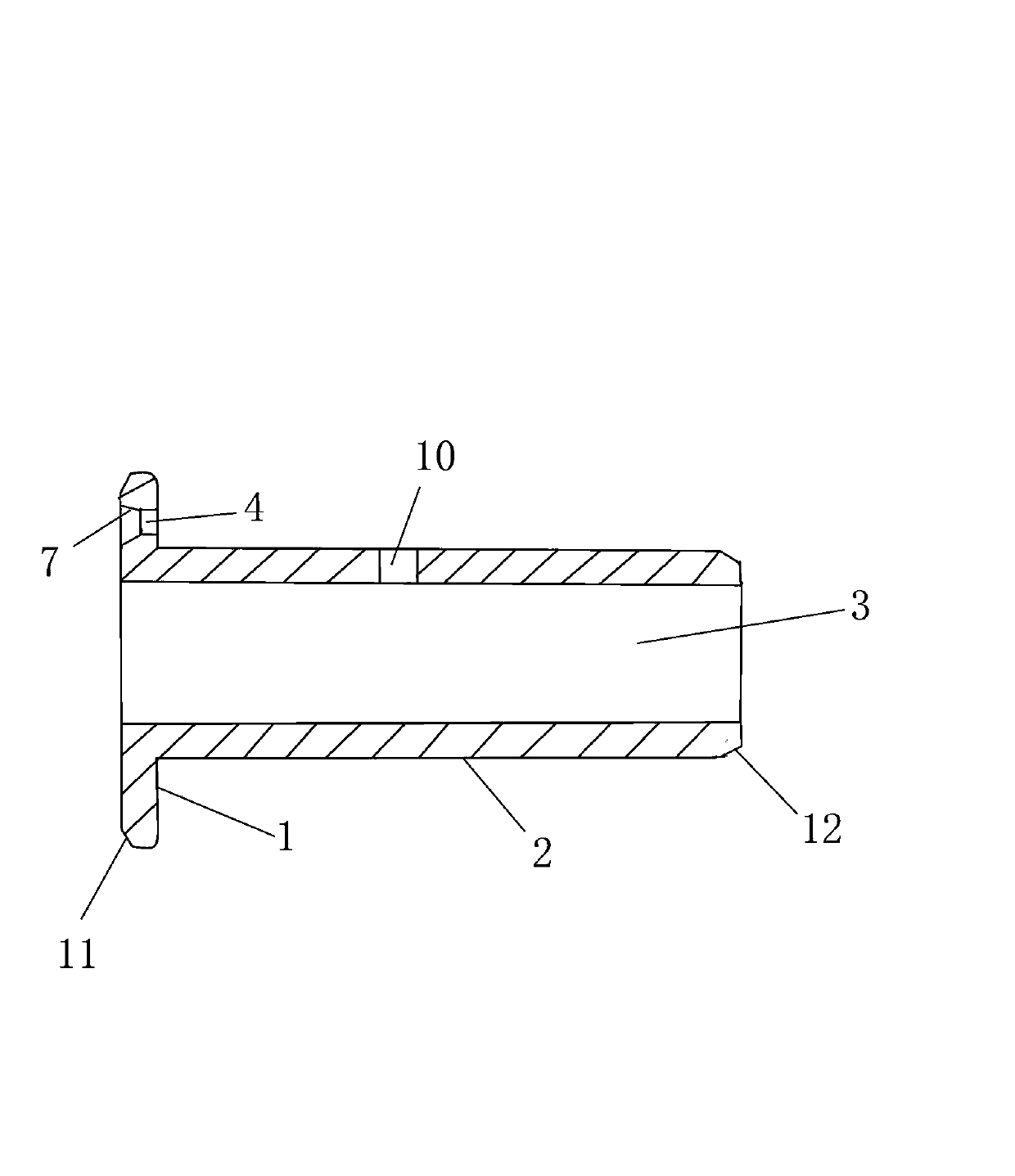 Light harvesting tube insertion base of micro-balance