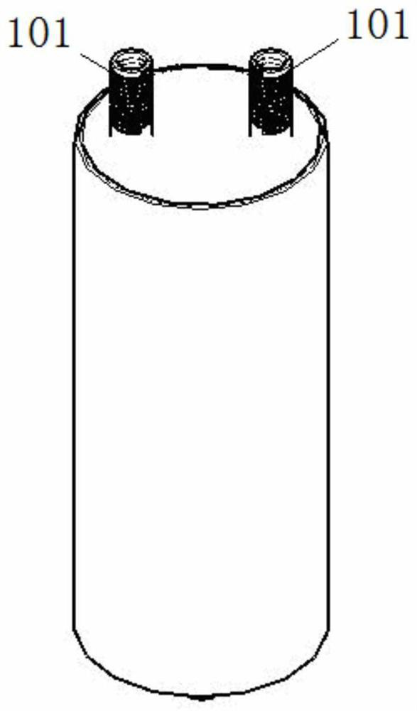 A device and method for preparing cycloaliphatic amines by continuous hydrogenation reduction of aromatic amines